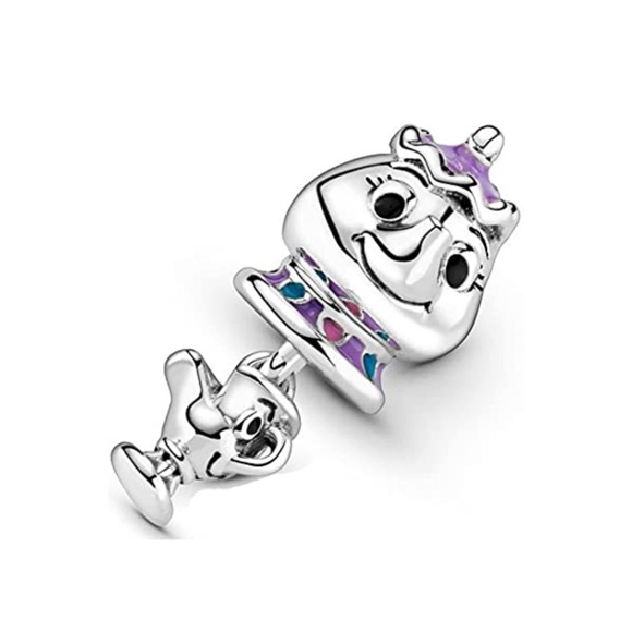 Jewelry - Beauty and the Beast Mrs Potts and Chip Charm